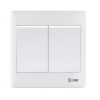 Công tắc đôi 1 chiều 10A 250V loại phím lớn - S982D1