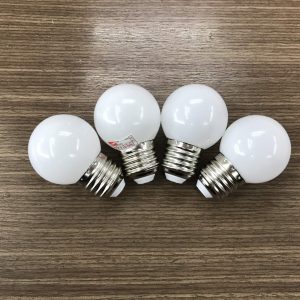 Bóng đèn LED BULB tròn 1W màu trắng Rạng Đông LED A45 W 1W 3 Bóng đèn LED BULB tròn màu 1W màu trắng