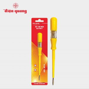 Bút thử điện Điện Quang ETP06 R (Đầu vít dẹp,140 mm, màu đỏ) (Sao chép)