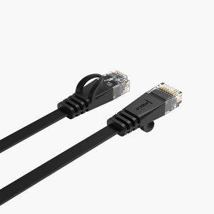 Cáp mạng đầu đúc Cat6 3m Orico PUG-C6B-30 Đen dây dẹt