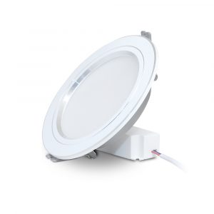 Đèn LED Âm trần Downlight Rạng Đông AT10L 110/9W viền bạc