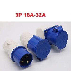 Ổ cắm công nghiệp 16A cố định lắp nổi 3P 16A 230V IP44