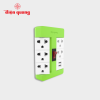 Ổ cắm Xoay 90° Điện Quang ESK RT 53RW 2USB (5 lỗ 3 chấu, 2USB, màu đỏ trắng) (Sao chép)