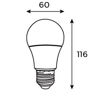 Bóng Đèn LED Bulb Trụ Công Suất Lớn NLB604 60W - Ánh Sáng Trung Tính (Sao chép)