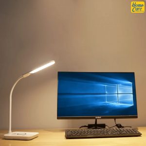 Đèn bàn led bảo vệ thị lực tích hợp sạc không dây 15w Điện quang màu trắng 3