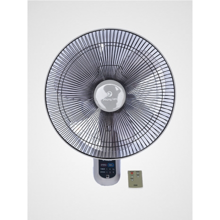 Quạt treo tường có đèn có điều khiển 3 cánh 40cm 3 tốc độ 45W Phong lan T400-KDK 1 T400 Kdk