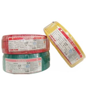 Dây đơn mềm điện áp 450/750V dùng để lắp đặt cố định Cadisun CS VCSF 1×4.0