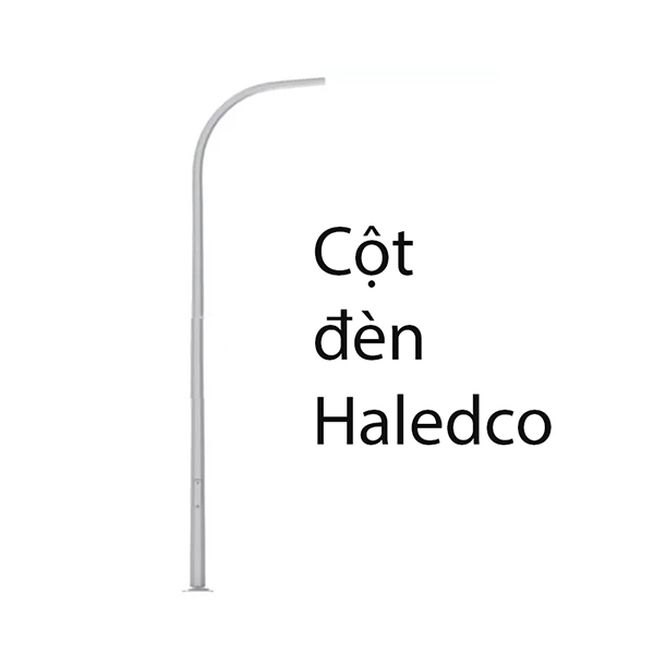 Cột tròn côn liền cần đơn 7M Haledco HLCTC 7M 1 Cot Den Thep Bat Giac Con Haledco Hlctc 7m