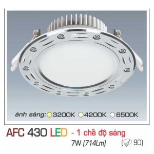 đèn Downlight Am Tran Anfaco Afc 430 7w 1c