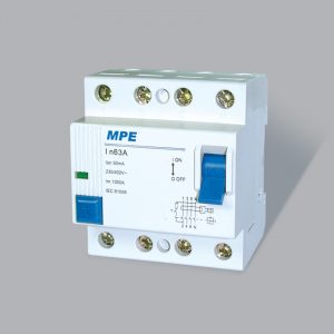 Cầu dao bảo vệ dòng rò 4P 63A 30mA MPE có mã MEL-30/463