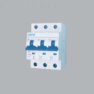 Cầu dao tự động MCB 3P 50A 4.5KA MPE có mã MP4-C350
