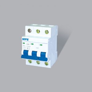 Cầu dao tự động MCB 3P 63A 6KA MPE có mã MP6-C363