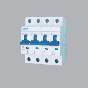 Cầu dao tự động MCB 4P 10A 6KA MPE có mã MP6-C410