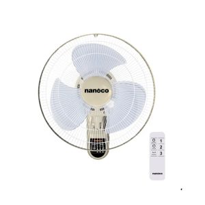 Quạt treo tường remote 47W beige Nanoco NWF1612RC-BE