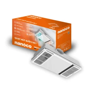 Quạt hút sưởi 5in1 có remote NBD2560 Nanoco