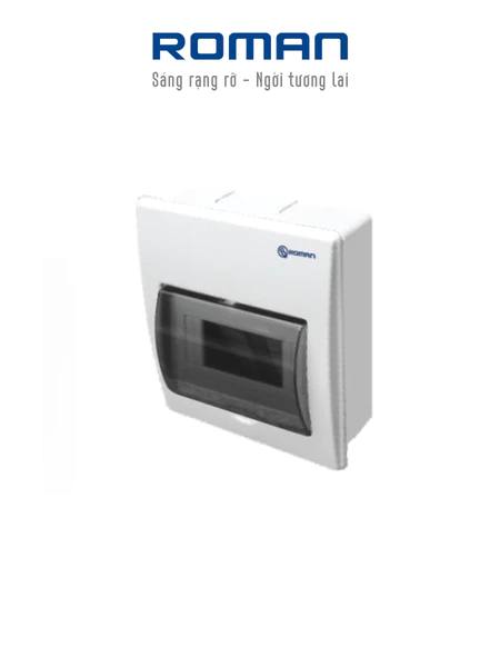 Tủ điện âm tường ROMAN RHA109P 9 module – 9 aptomat