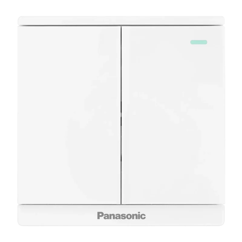 Bộ công tắc đôi 1 chiều có đèn dạ quang Moderva WMF513-VN Panasonic